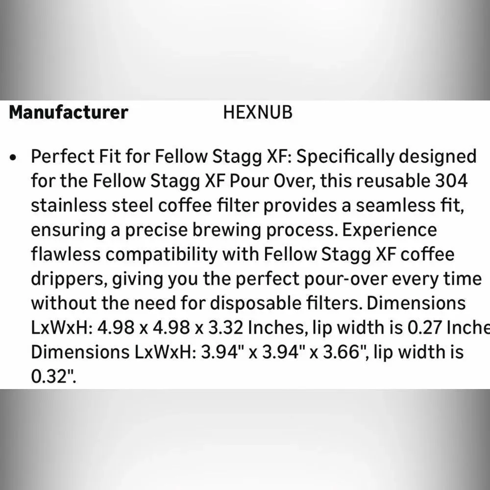 Stainless Steel Mesh Coffee Filter